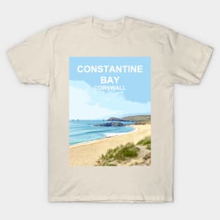 Constantine Bay Cornwall . Cornish gift T-Shirt